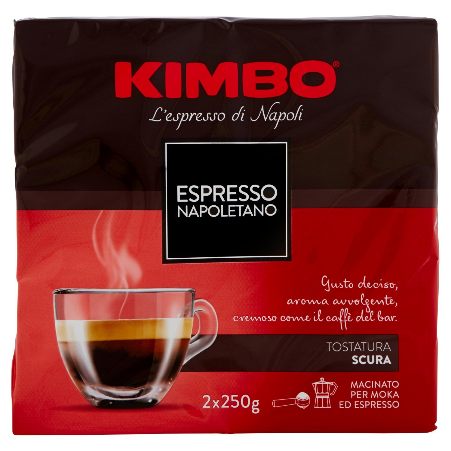 Kimbo - Café Napolitain Espresso - 5 morceaux de 500 g [2500 g]