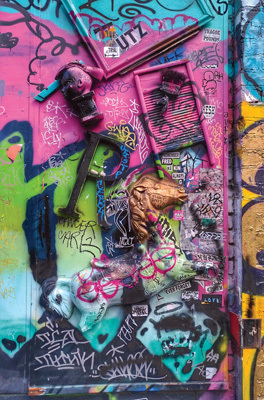 Graffiti spécial dans le district de Mission (ph. Federica Maule)