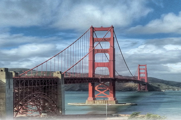 Le Golden Gate Bridge, symbole de la ville (ph. Federica Maule)