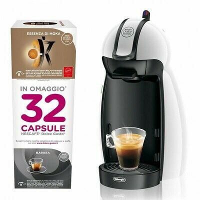 De Longhi EDG100.W - Machine à café à capsules, 15 bars, 0.6 Lt. avec 32 # 0729