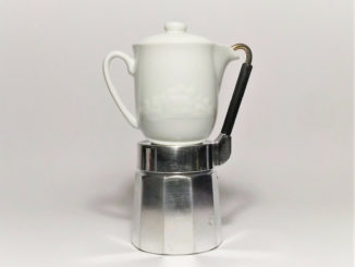 Machine à café Vintage cafetière expresso pichet en porcelaine Mulino Bianco des années 80 - 45,00 EUR