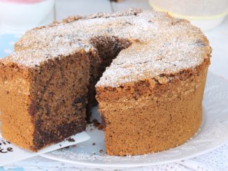 CHIFFON CAKE BICOLORE coco caffe cacao | recette de beignets panachés