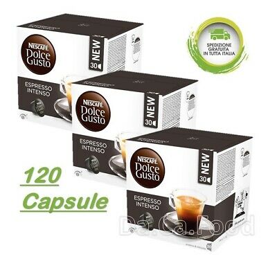 120 Gaufres Capsules Café Nescafé Dolce Gusto Espresso Intense Originals Gratuit Gratuit