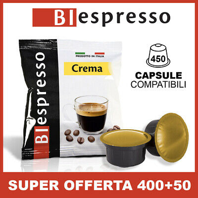 400 capsules compatibles Goût Caffitaly Crème au café 50 capsules gratuites