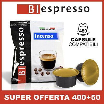 400 capsules compatibles Goût Caffitaly Café Intense 50 capsules gratuites
