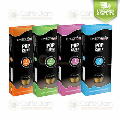 Café Pop 200 Capsules Compatibles Caffitaly MÉLANGE GOÛT CHOIX DE VOTRE CHOIX