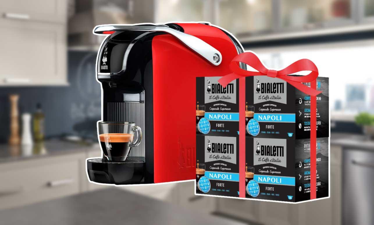 Bialetti Break dans Super Discount et avec 64 capsules GRATUITES!
