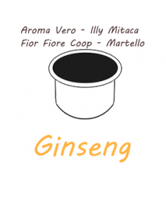 10 capsules AROMA TRUE - ILLY MITACA - FIOR FIORE COOP - HAMMER Caffè Barbaro (GINSENG)