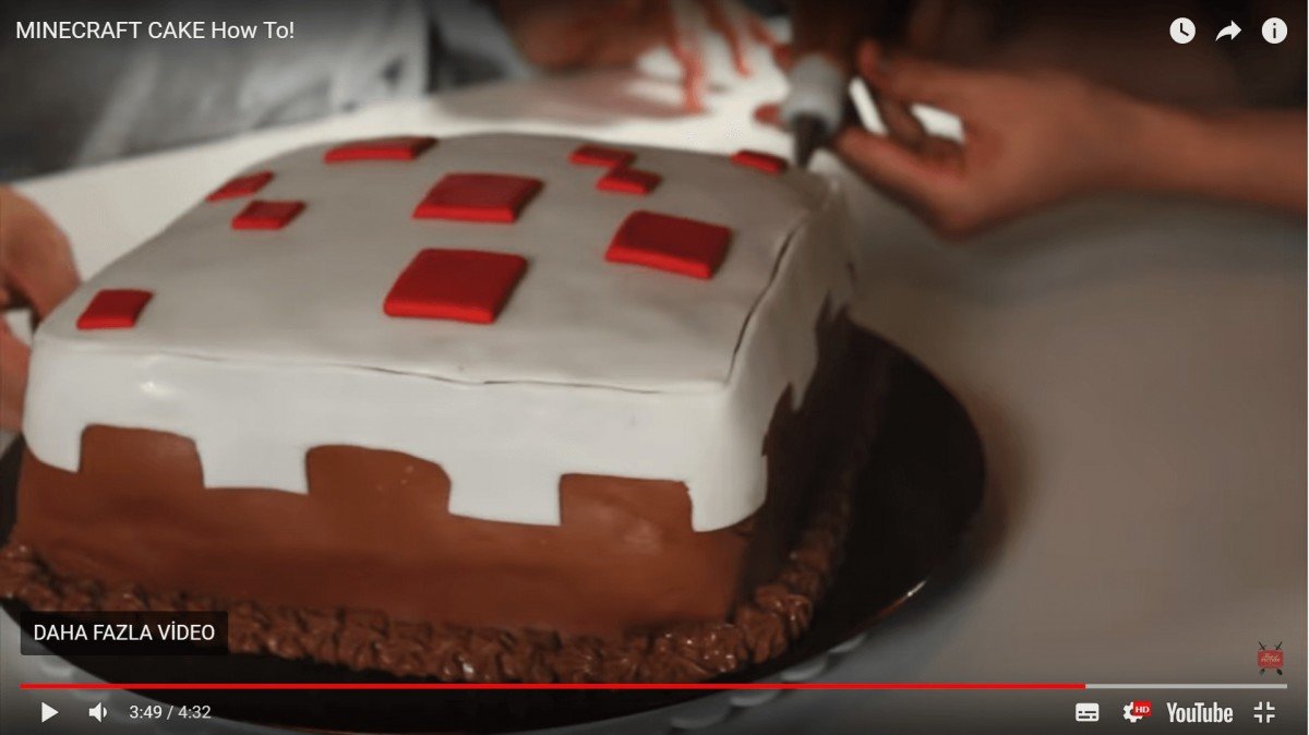 Recette de gâteau Minecraft https://www.masakanenak.com/