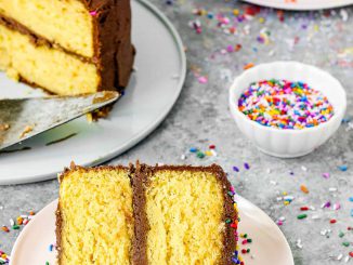 How to Make a Cake Mix Box without Eggs
