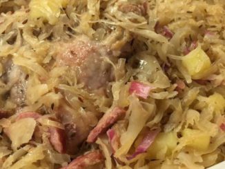 Côtelette de porc allemande et recette de choucroute