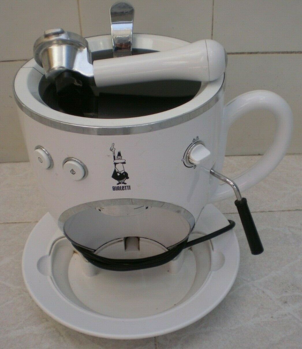 Machine à café TAZZONA BIALETTI + bras pour capsule-utilisé mais fonctionnel - EUR 30,00