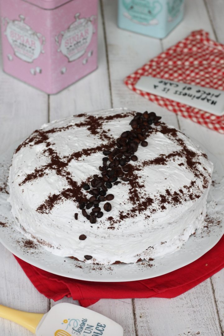 Gâteau paradis café au chocolat | Recette de gâteau au cacao avec crème paradis