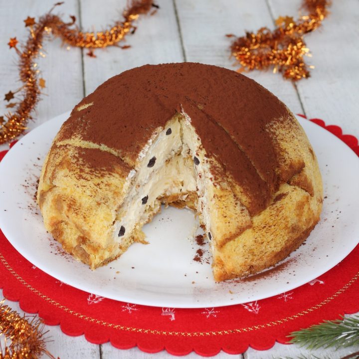 Café Zuccotto Pandoro mascarpone | Recette sucrée de Noël avec Pandoro