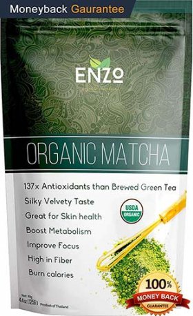 Poudre de Matcha à boire organique