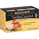 Bigelow Vanilla Caramel Black Tea Bags, 20 Count Box (Pack of 6) Caffeinated Black Tea, 120 Tea Bags Total