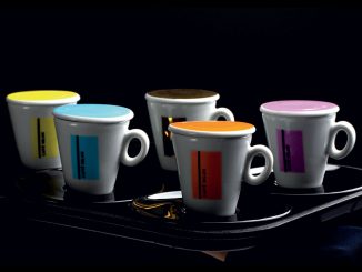 Les arômes du café milani et les nouvelles coupes colorées à l'hôtelex Guangzhou