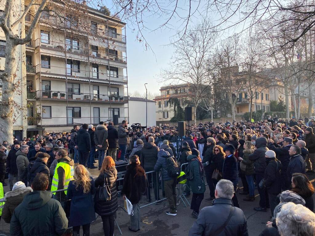 Salvini sur la promenade publique