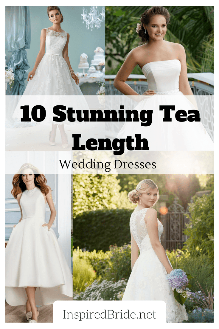 10 superbes robes de mariée longueur thé pour 2018