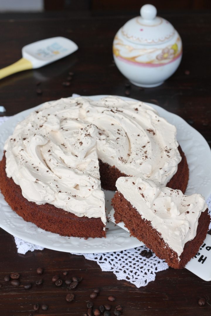 Gâteau au chocolat avec glaçage au café recette de gâteau au cacao et de crème au café