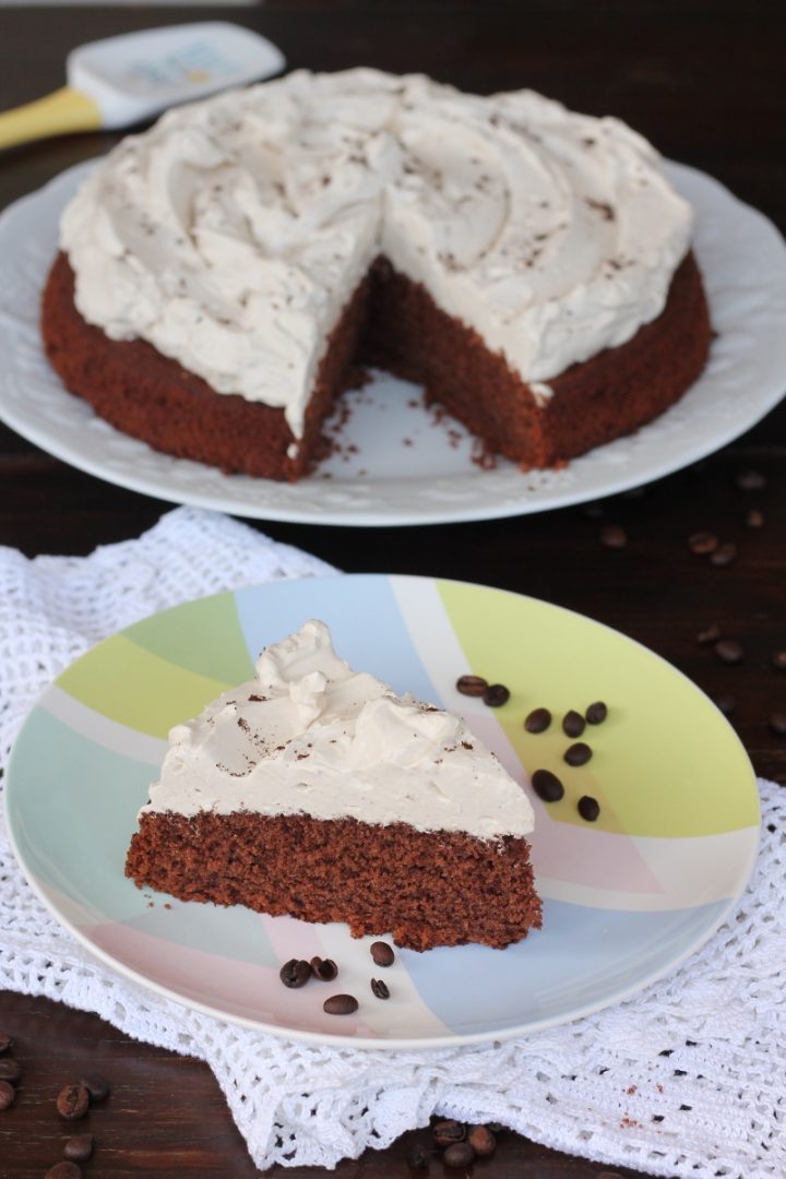 Gâteau au chocolat avec glaçage au café recette de gâteau au cacao et de crème au café