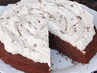 Gâteau au chocolat avec glaçage au café