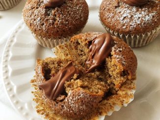 muffin tortina espresso dolce al caffè e nutella