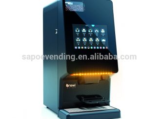 Brewi 2T32B eligo autom&aacute;tica tela de toque m&aacute;quina de feij&atilde;o para o copo de caf&eacute; espresso comercial