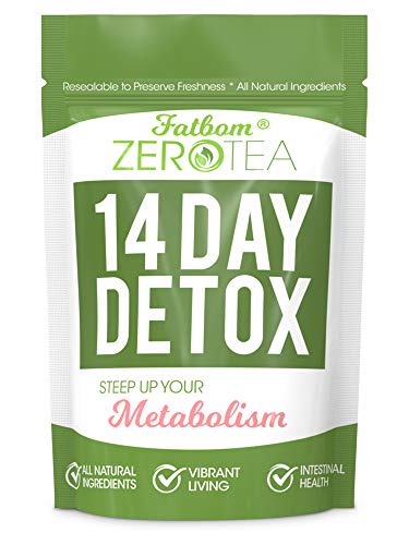 Zero Tea 14 jours Detox Tea, thé de perte de poids, Teatox Herbal Tea pour Cleanse