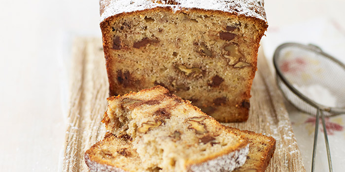 Pain aux pépites de chocolat et aux bananes