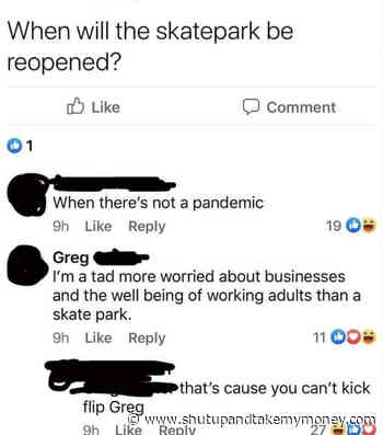 Quand le skatepark sera-t-il rouvert? - Meme