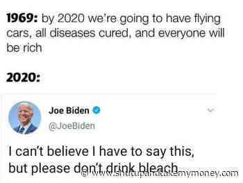 Biden, ne buvez pas d'eau de Javel Tweet