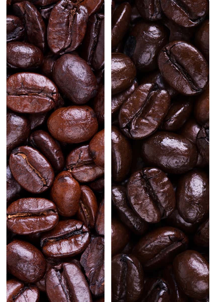 dark roast coffee beans
