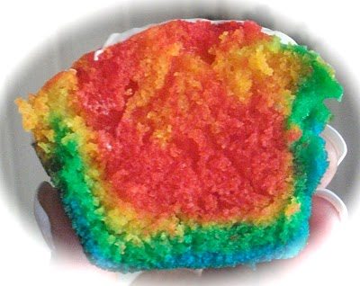recette de cupcakes arc-en-ciel