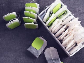 unlabelled tea bags in a box