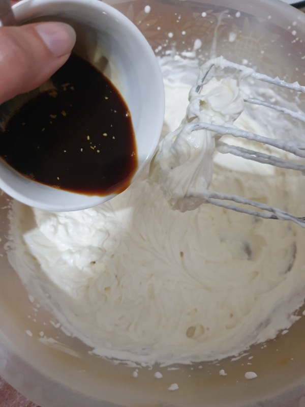 CAFÉ gâteau d'été gâteau au fromage au café avec ricotta recette