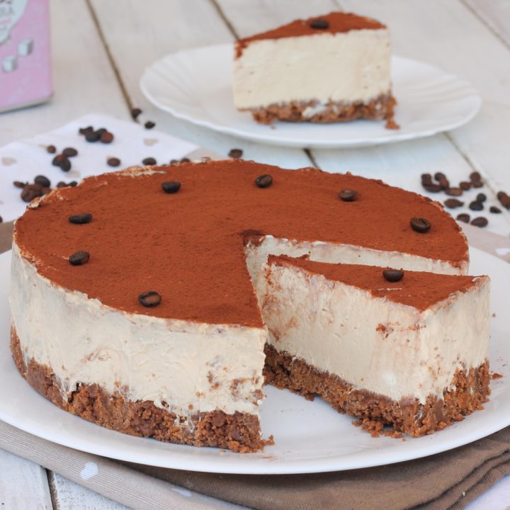 Gâteau au fromage au café et au fromage à la ricotta