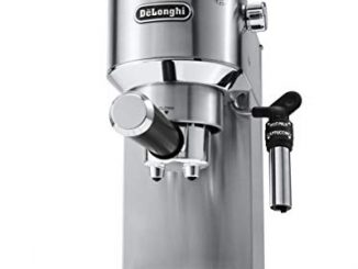 De'Longhi Dedica EC685.M Machine à expresso et cappuccino manuelle, café en poudre ou pointes E.S.E., 1350 W, argent