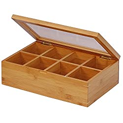boîte à thé en bambou 
