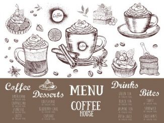 Coffee house menu. Restaurant cafe menu, template design. Food flyer. Archivio Fotografico - 148463565