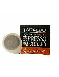 600 dosettes de papier filtre ESE 44mm Caffè Toraldo Cremoso Cremosa blend