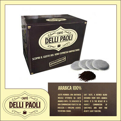 Caffè Delli Paoli box 150 ESE 44mm dosettes filtre papier Arabica ORO blend
