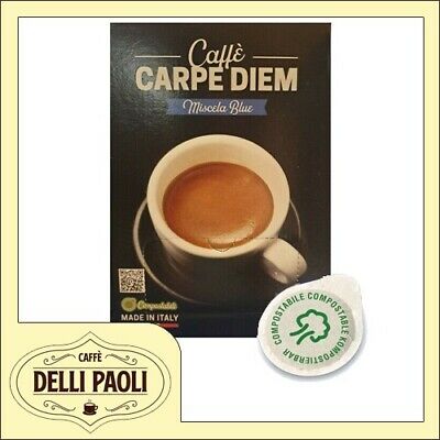 150 dosettes compostables ese 44mm Caffè CARPE DIEM by Toraldo BLU Blend