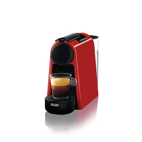 De 'Longhi EN 85.R Essenza Mini Machines à Café Nespresso, 1370 W, 1 Tasses, Plastique, Rouge