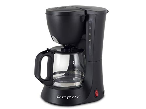 Machine à café américaine BEPER BC.060 600ml, W, 600 millilitres, ABS, noir
