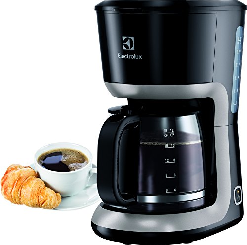Machine à café américaine programmable Electrolux EKF3300, 1100 W, 0,5 litre, plastique, noir