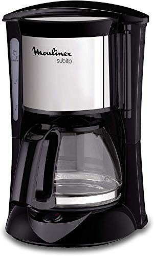 Moulinex FG150813 Macchina da caffè Libera installazione Semi Automatica con Filtro, 6 Tazze, Nero