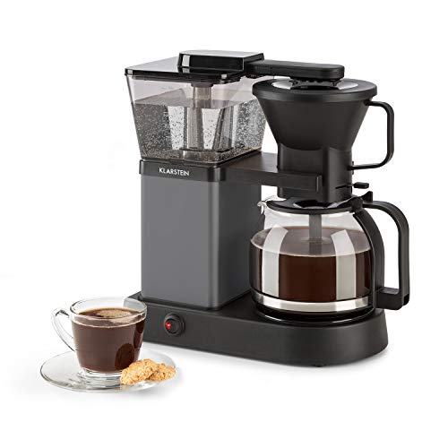 Klarstein GrandeGusto - Macchina per Caffè Americano, 1690 Watt, Serbatoio d Acqua da 1,3 litri, Fino a 10 Tazze, Funzione Riscaldamento, Nero