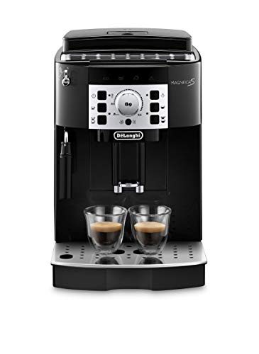 De Longhi Magnifica S ECAM22.110.B Macchina da Caffè Automatica per Espresso e Cappuccino, Caffè in Grani o in Polvere, 1450 W, Nero