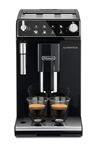 De Longhi Autentica ETAM29.510.B Macchina da Caffè Automatica per Espresso e Cappuccino, Caffè in Grani o in Polvere, 1450 W, Nero
